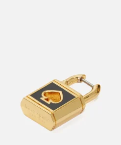 Earrings*Kate Spade New York Lock And Spade Gold-Tone Hoop Earrings