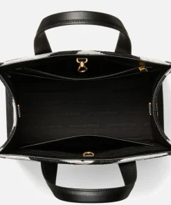 Tote Bags*Kate Spade New York Manhattan Zebra Chenille And Leather Small Tote Bag