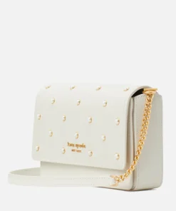 Purses And Cardholders*Kate Spade New York Morgan Pearl Leather Flap Chain Wallet