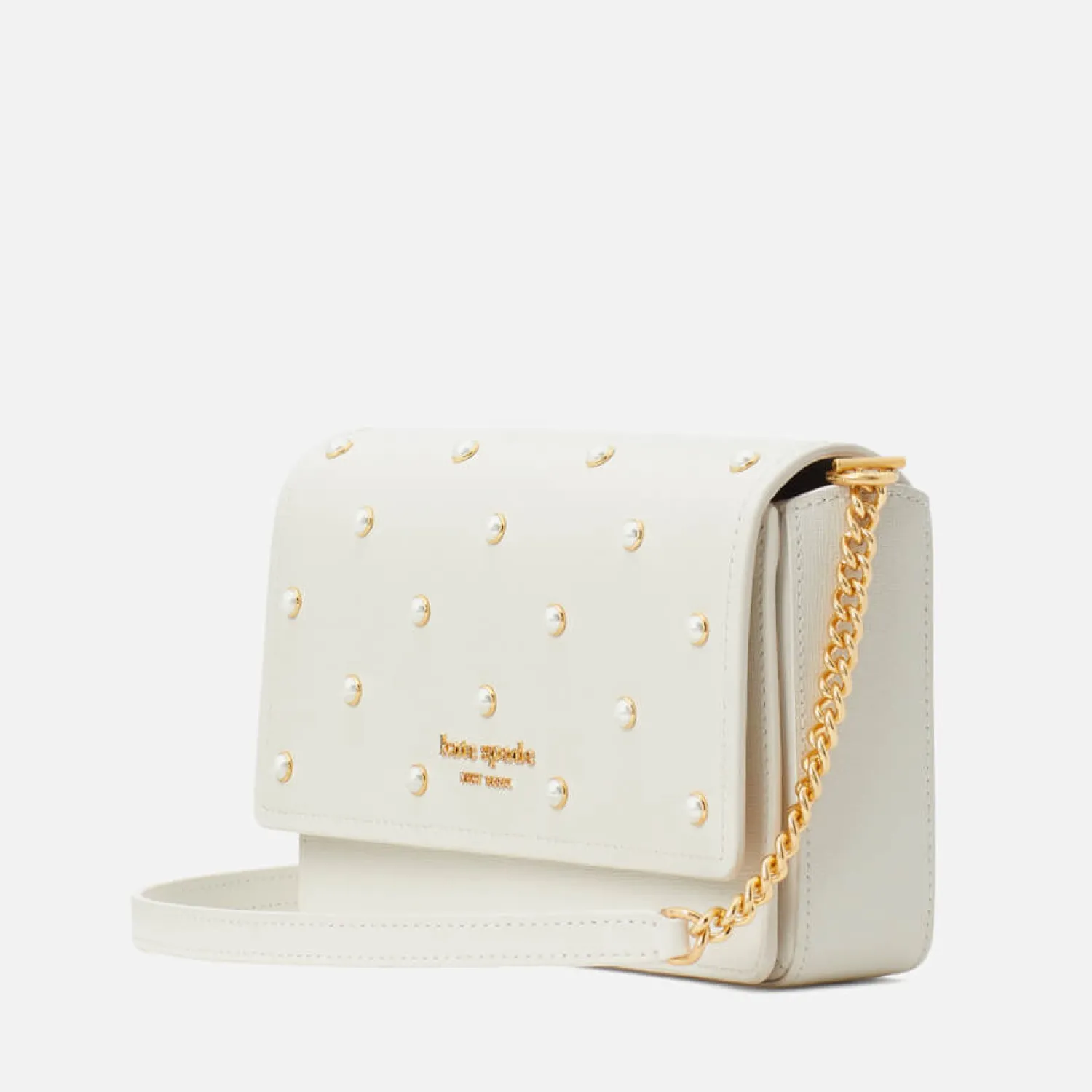 Purses And Cardholders*Kate Spade New York Morgan Pearl Leather Flap Chain Wallet