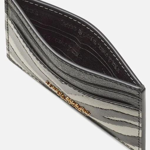 Purses And Cardholders*Kate Spade New York Morgan Zebra Leather Card Holder