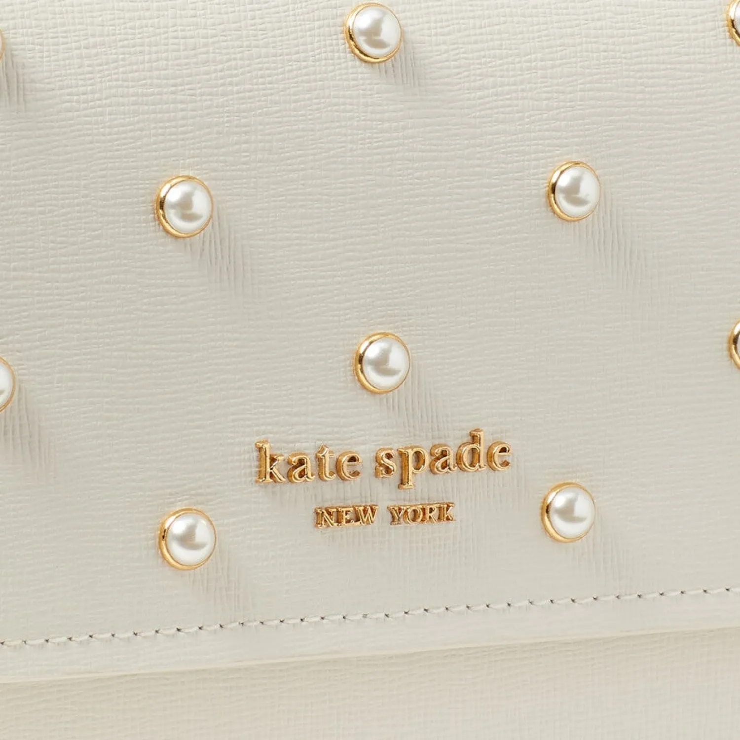 Purses And Cardholders*Kate Spade New York Morgan Pearl Leather Flap Chain Wallet