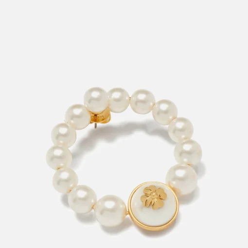 Earrings*Kate Spade New York Pearls On Pearls Faux Pearl Hoops