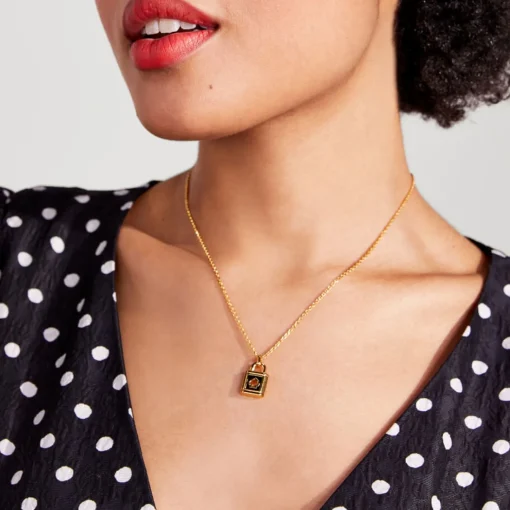 Necklaces*Kate Spade New York Pendant Necklace – Gold-Tone Metal