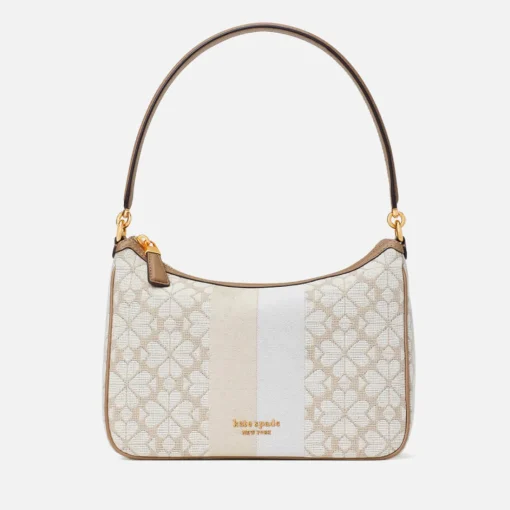 Shoulder Bags*Kate Spade New York Small Sam Leather-Trimmed Jacquard Bag