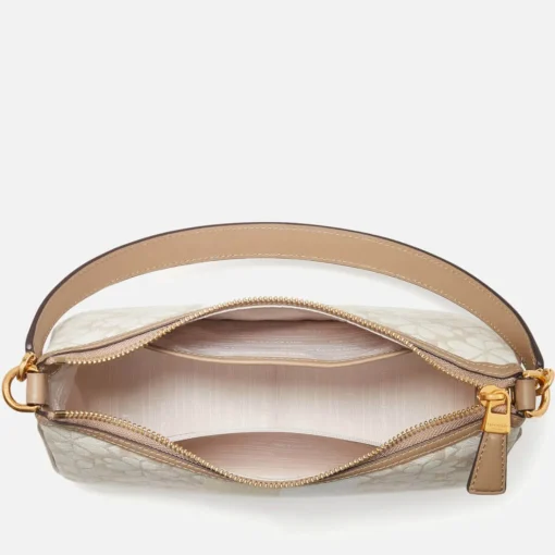 Shoulder Bags*Kate Spade New York Small Sam Leather-Trimmed Jacquard Bag