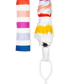 Home Accessories*Kate Spade New York Travel Umbrella - Candy Stripe