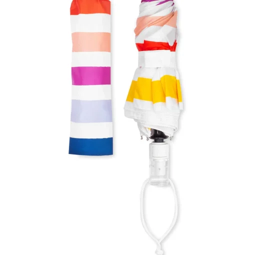 Home Accessories*Kate Spade New York Travel Umbrella - Candy Stripe
