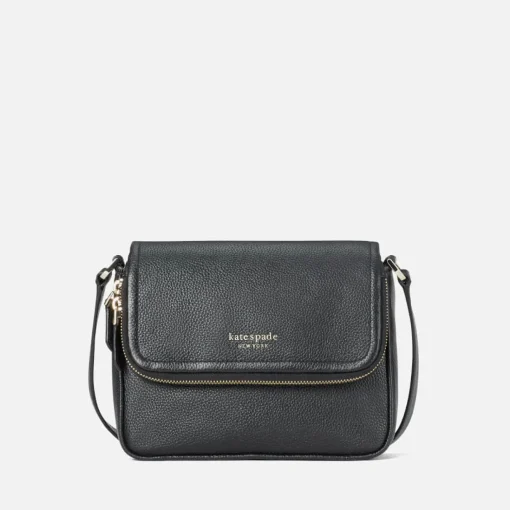Crossbody Bags*Kate Spade New York Women's Run Around Leather – Cross Body Bag - Black