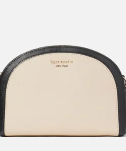 Crossbody Bags*Kate Spade New York Women's Spencer Saffiano Cross Body Bag - Warm Beige/Black