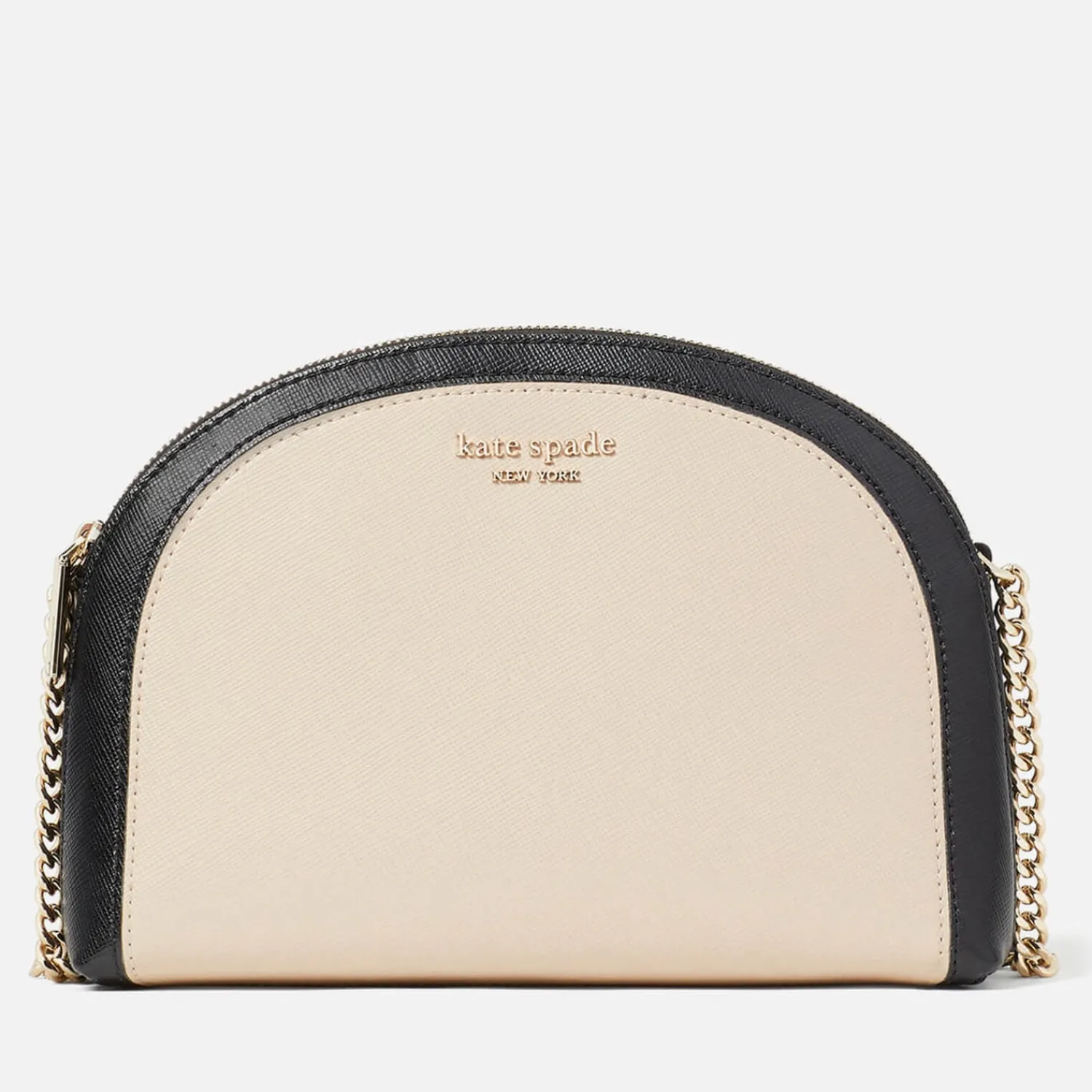 Crossbody Bags*Kate Spade New York Women's Spencer Saffiano Cross Body Bag - Warm Beige/Black