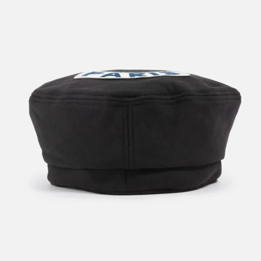 Hats Scarves & Gloves*KENZO Logo Applique Cotton-Canvas Beret