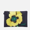 Clutch Bags*KENZO Poppy Cotton-Twill Clutch