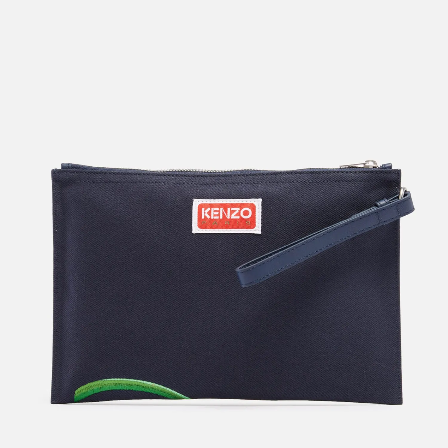 Clutch Bags*KENZO Poppy Cotton-Twill Clutch