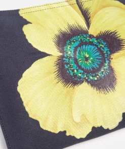 Clutch Bags*KENZO Poppy Cotton-Twill Clutch