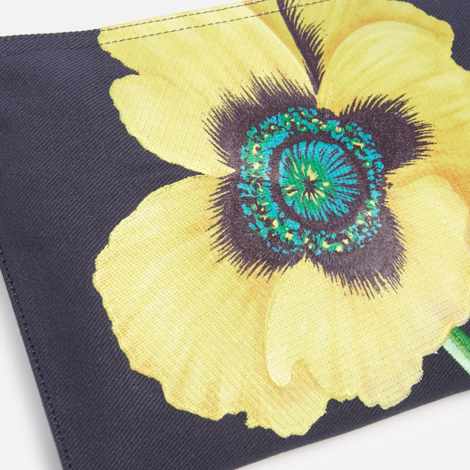 Clutch Bags*KENZO Poppy Cotton-Twill Clutch