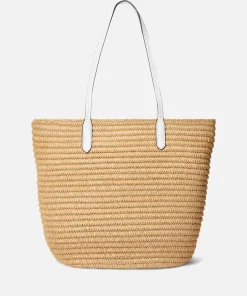 Tote Bags*Lauren Ralph Lauren Brie 31 Large Straw Tote Bag