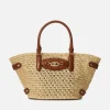 Tote Bags*Lauren Ralph Lauren Daphney Small Raffia Tote Bag