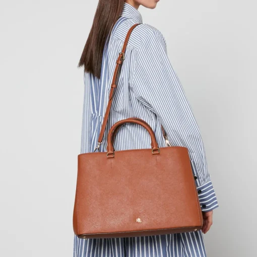 Satchels*Lauren Ralph Lauren Hanna Large Leather Satchel