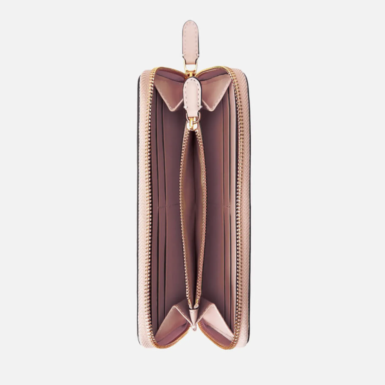 Purses And Cardholders*Lauren Ralph Lauren Leather Large Zip Continental Wallet