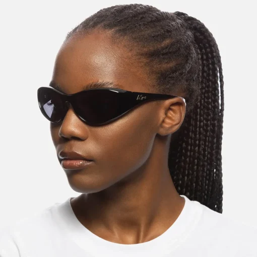 Sunglasses*Le Specs Dotcom Oversized Acetate Sunglasses