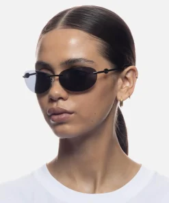 Sunglasses*Le Specs Slinky Oval Metal Sunglasses