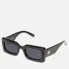 Sunglasses*Le Specs Women's Oh Damn! Rectangle Sunglasses - Black