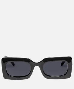 Sunglasses*Le Specs Women's Oh Damn! Rectangle Sunglasses - Black