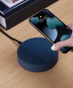 Tech Accessories*Lexon Oslo Energy + Bluetooth Speaker + Wireless Charger - Navy