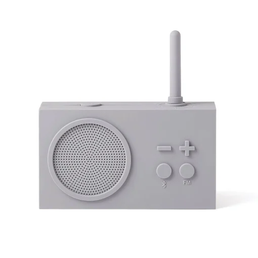 Tech Accessories*Lexon Tykho 3 Fm Radio And Bluetooth Speaker - Ultimate Grey