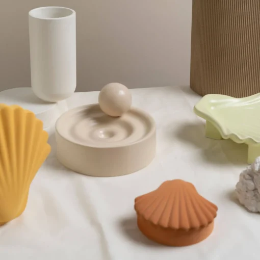 Home Accessories*Los Objetos Decorativos Seashell Box - Mauve