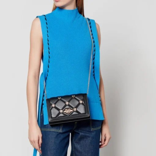 Crossbody Bags*Love Moschino Borsa Embellishment Faux Leather Bag