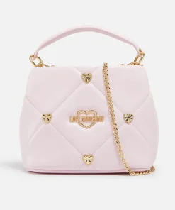 Crossbody Bags*Love Moschino Borsa Heart Studs Faux Leather Bag