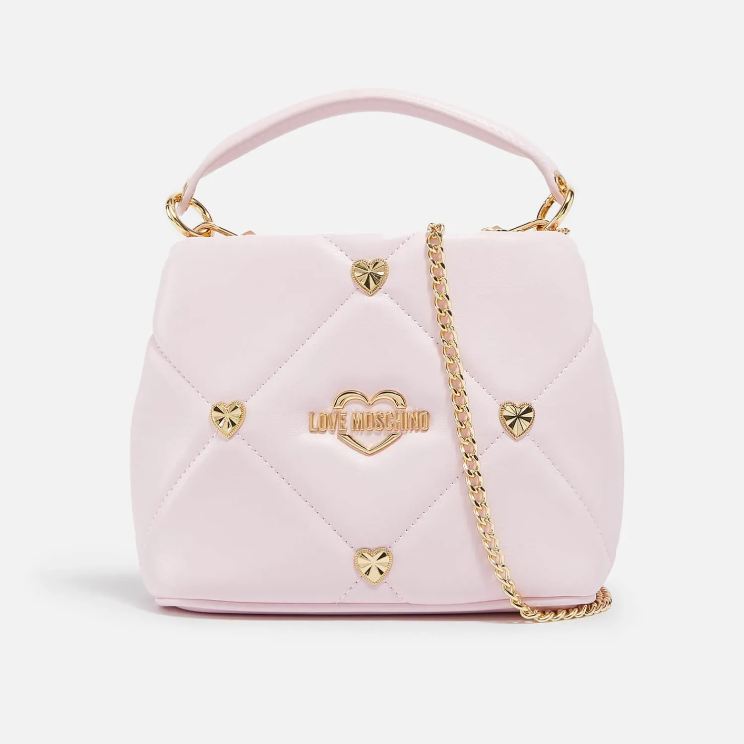 Crossbody Bags*Love Moschino Borsa Heart Studs Faux Leather Bag