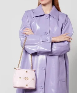 Crossbody Bags*Love Moschino Borsa Heart Studs Faux Leather Bag