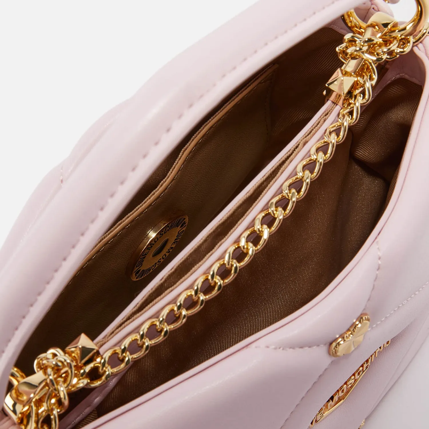 Crossbody Bags*Love Moschino Borsa Heart Studs Faux Leather Bag