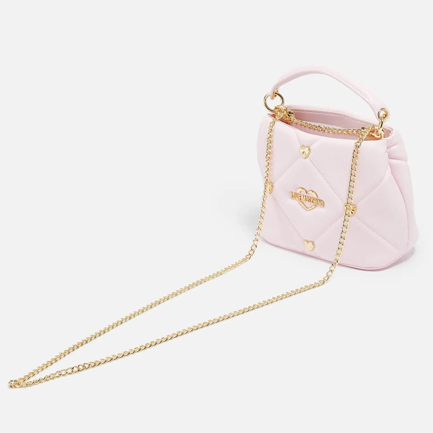 Crossbody Bags*Love Moschino Borsa Heart Studs Faux Leather Bag