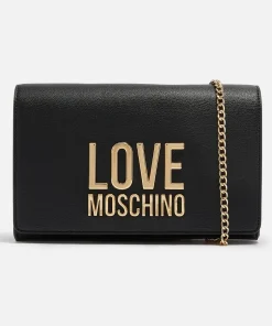 Crossbody Bags*Love Moschino Borsa Lettering Faux Leather Small Bag
