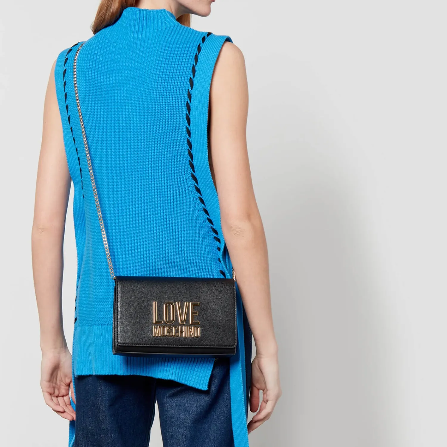 Crossbody Bags*Love Moschino Borsa Lettering Faux Leather Small Bag