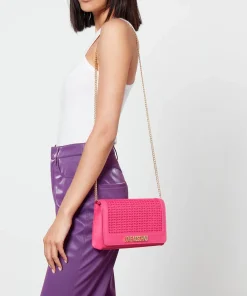 Crossbody Bags*Love Moschino Knots Chain Faux Leather Crossbody Bag