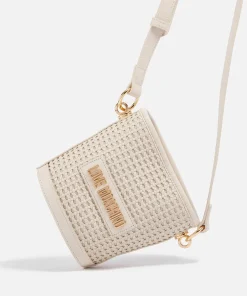 Bucket Bags*Love Moschino Knots Faux Leather Bucket Bag