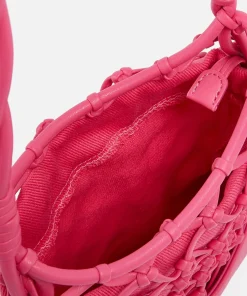 Mini Bags*Love Moschino Net Detail Mini Jersey Tote Bag