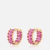 Jewellery Sets*Luv AJ Ballier Huggies Gold-Plated Crystal Earrings