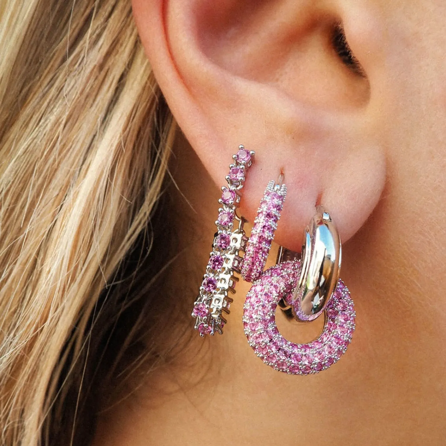 Earrings*Luv AJ Pave Amalfi Plated Brass Crystal Earrings