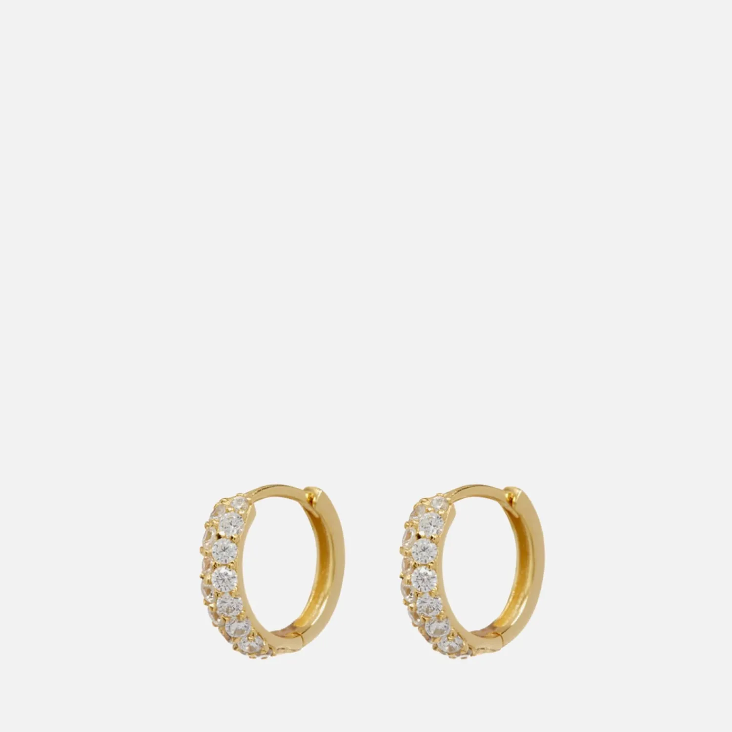 Earrings*Luv AJ Pave Gold-Plated Crystal Baby Earrings