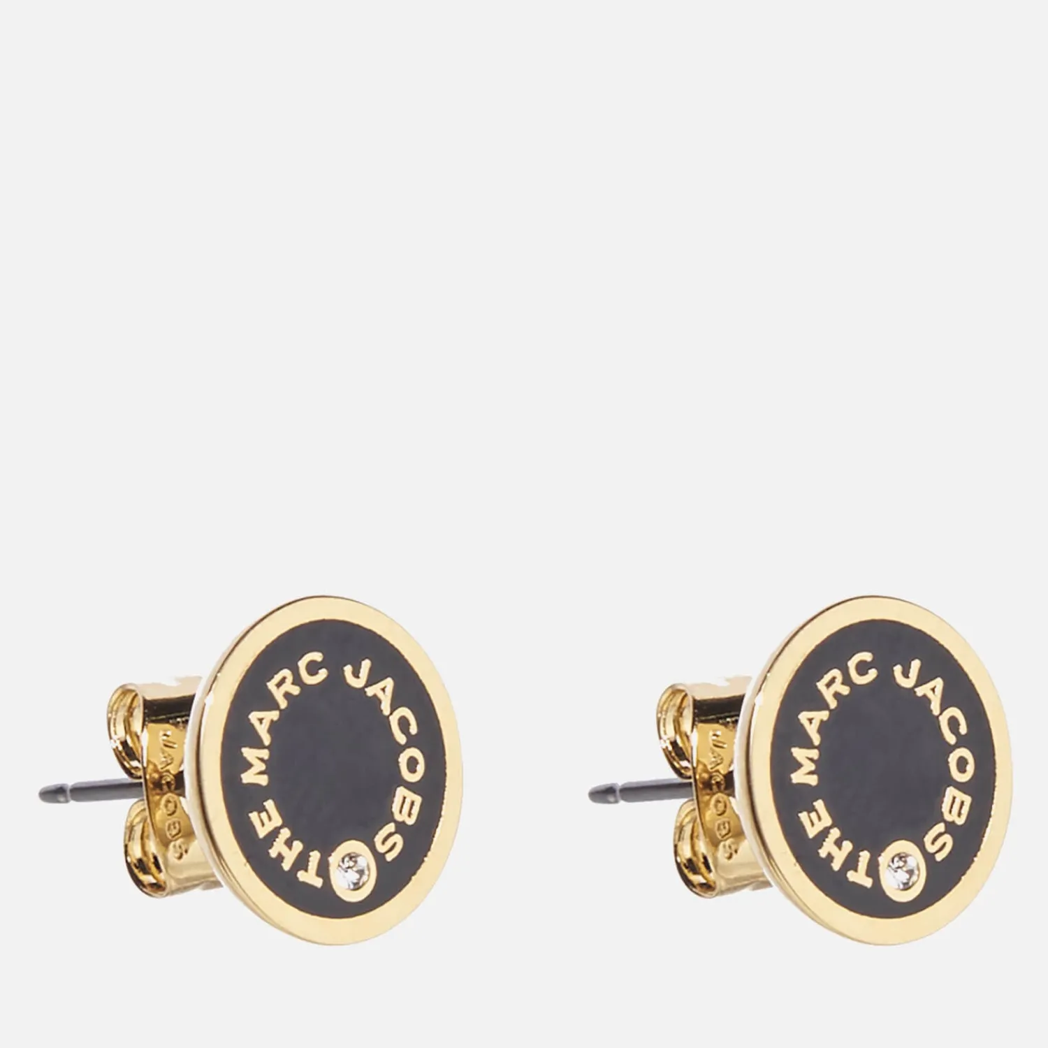 Earrings*Marc Jacobs The Medallion Gold-Toneenamel And Crystal Earrings