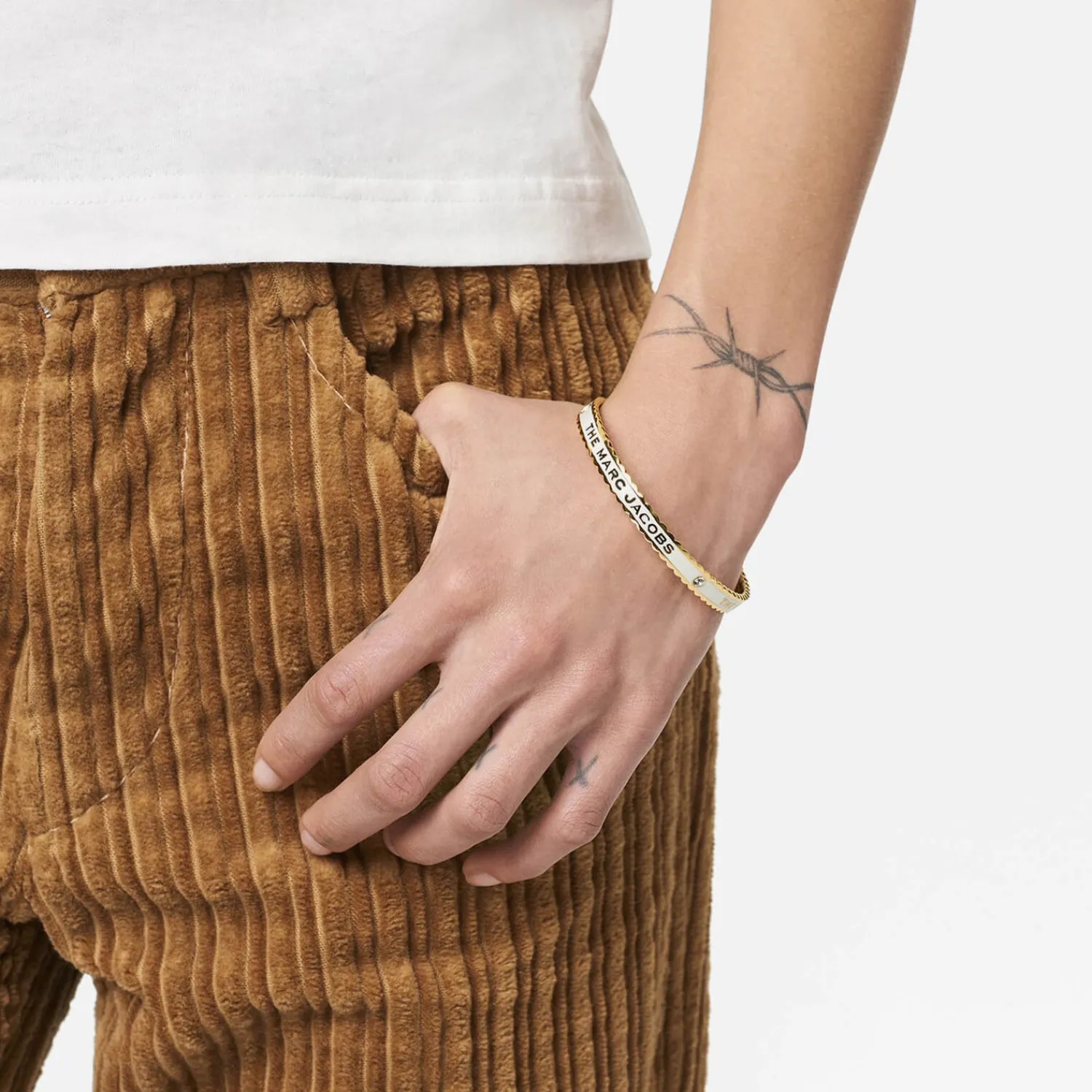 Bracelets & Bangles*Marc Jacobs The Medallion Gold-Platedresin And Crystal Bracelet