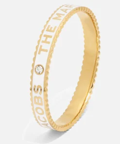 Bracelets & Bangles*Marc Jacobs The Medallion Gold-Platedenamel And Crystal Bracelet