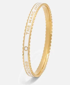 Bracelets & Bangles*Marc Jacobs The Medallion Gold-Platedresin And Crystal Bracelet
