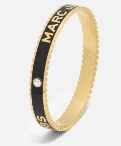 Bracelets & Bangles*Marc Jacobs The Medallion Gold-Platedenamel And Crystal Bracelet